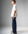 018 oversized jeans Dark blue