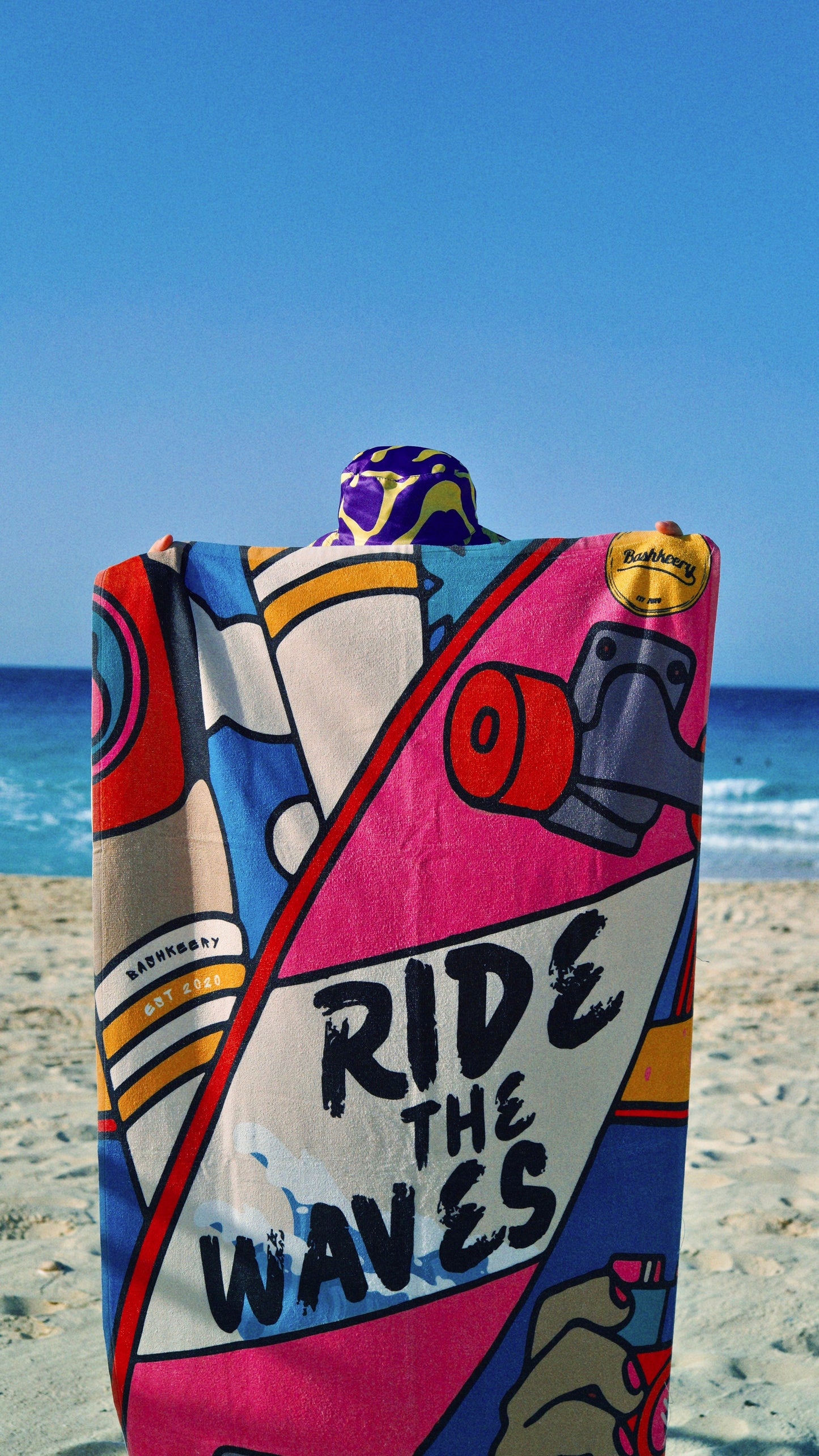 Ride The Waves Beach Towel