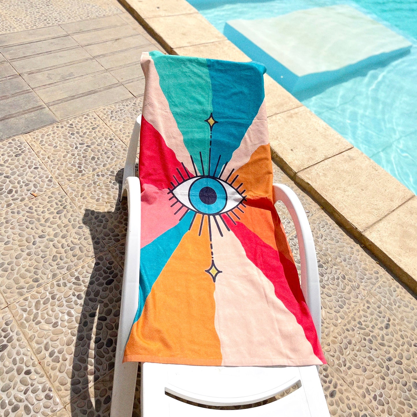 Evil Eye Beach Towel